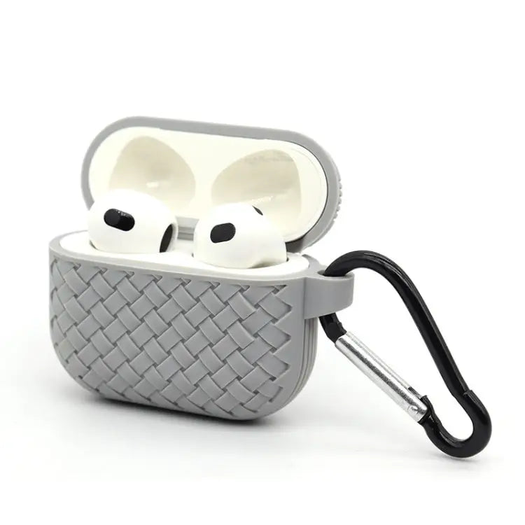 Weave Texture TPU Protective Case For AirPods 3 For AirPods Pro For AirPods 2 / 1 - For AirPods Pro / Grey - Apple
