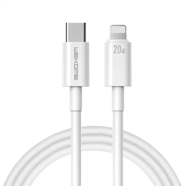 WEKOME WDC-168 Original Series PD 20W USB-C / Type-C to 8 Pin Fast Charge Data Cable Length: 1m - Length: 1m - Apple