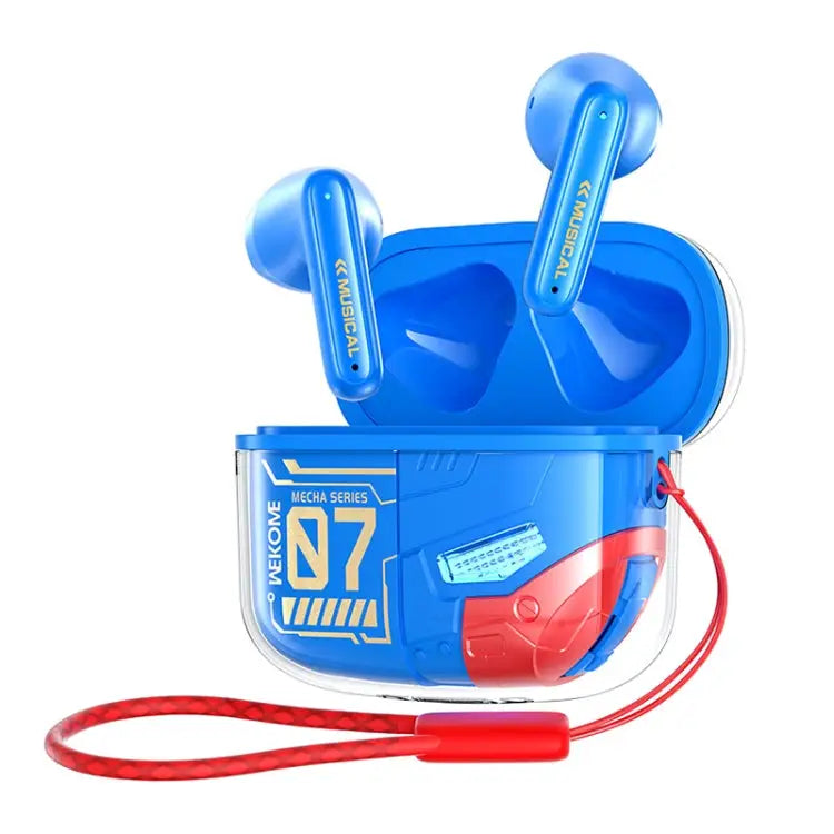 WEKOME WS-07 Armor ENC Noise Reduction Wireless Bluetooth Earphone - Blue - Apple Accessories