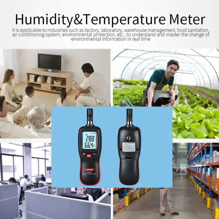 Wintact WT83B Bluetooth Digital Humidity & Temperature Meter - WT83B