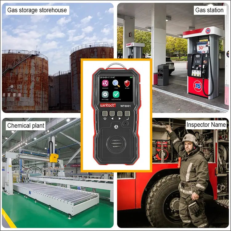 Wintact WT8801 Combustible Gas Detector Alarm - WT8801