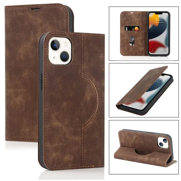 Wireless Charging Magsafe Leather Phone Case For iPhone 12 mini For iPhone 12 Pro For iPhone 12 For iPhone 13 mini