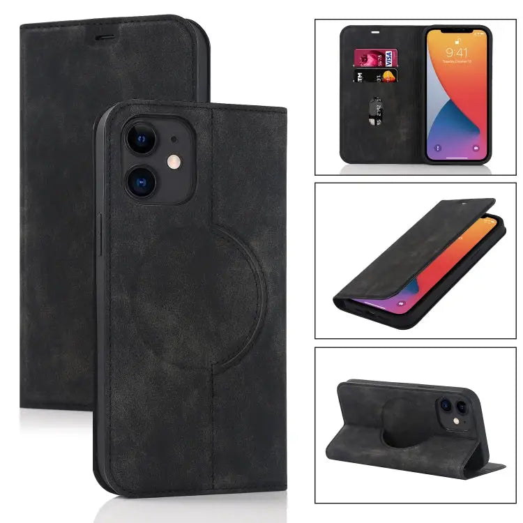 Wireless Charging Magsafe Leather Phone Case For iPhone 12 mini For iPhone 12 Pro For iPhone 12 For iPhone 13 mini