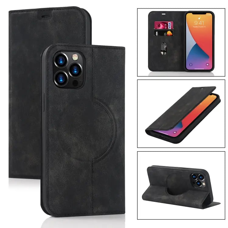 Wireless Charging Magsafe Leather Phone Case For iPhone 12 mini For iPhone 12 Pro For iPhone 12 For iPhone 13 mini