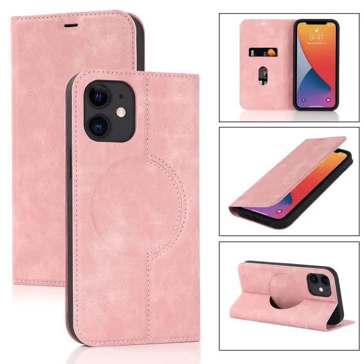 Wireless Charging Magsafe Leather Phone Case For iPhone 12 mini For iPhone 12 Pro For iPhone 12 For iPhone 13 mini