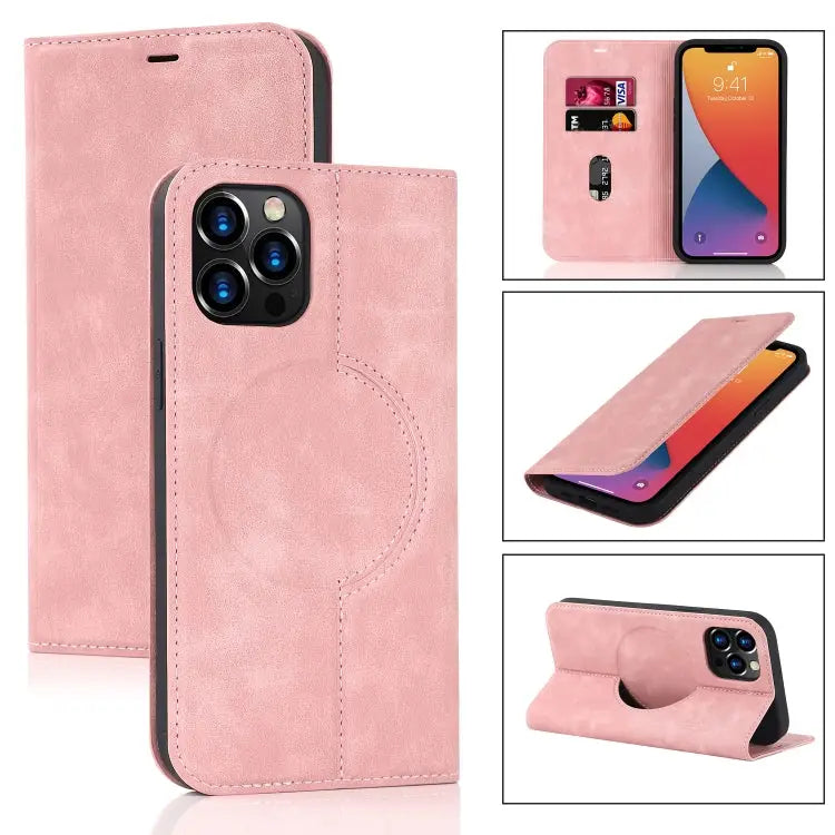 Wireless Charging Magsafe Leather Phone Case For iPhone 12 mini For iPhone 12 Pro For iPhone 12 For iPhone 13 mini