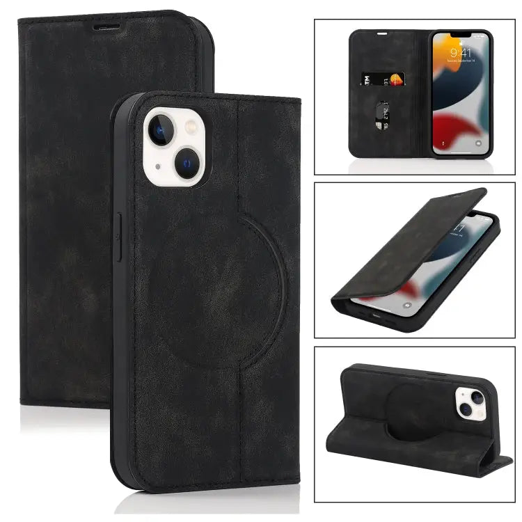 Wireless Charging Magsafe Leather Phone Case For iPhone 12 mini For iPhone 12 Pro For iPhone 12 For iPhone 13 mini