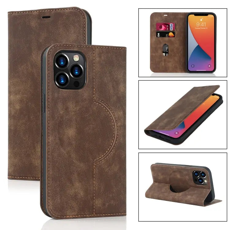 Wireless Charging Magsafe Leather Phone Case For iPhone 13 Pro Max For iPhone 13 Pro For iPhone 13 For iPhone 12 Pro