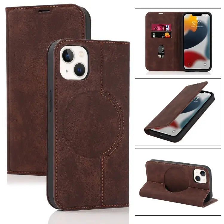 Wireless Charging Magsafe Leather Phone Case For iPhone 13 Pro Max For iPhone 13 Pro For iPhone 13 For iPhone 12 Pro