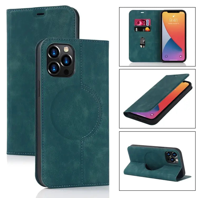 Wireless Charging Magsafe Leather Phone Case For iPhone 13 Pro Max For iPhone 13 Pro For iPhone 13 For iPhone 12 Pro