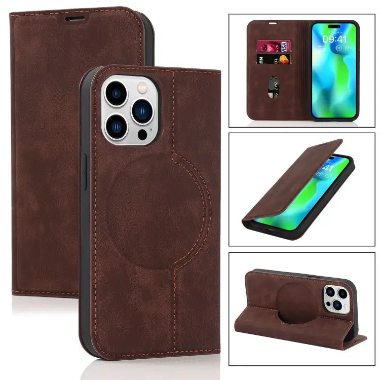 Wireless Charging Magsafe Leather Phone Case For iPhone 14 For iPhone 14 Plus For iPhone 14 Pro For iPhone 14 Pro Max