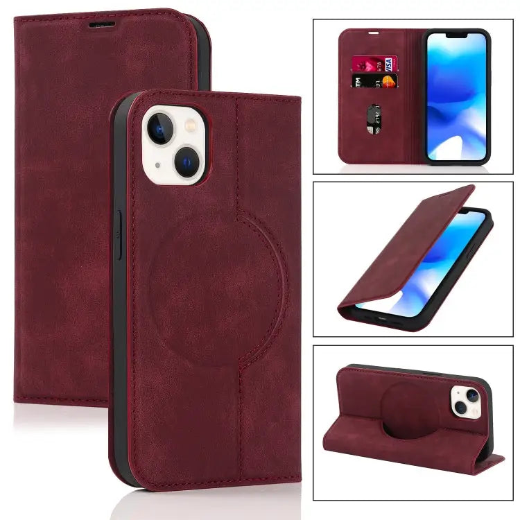 Wireless Charging Magsafe Leather Phone Case For iPhone 14 For iPhone 14 Plus For iPhone 14 Pro For iPhone 14 Pro Max