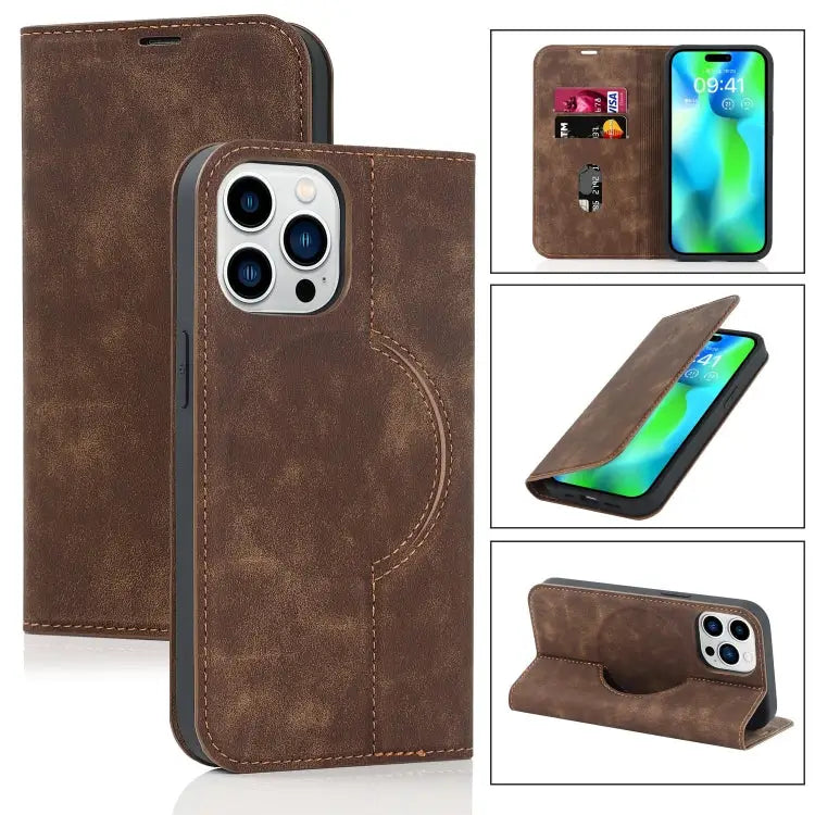 Wireless Charging Magsafe Leather Phone Case For iPhone 14 For iPhone 14 Plus For iPhone 14 Pro For iPhone 14 Pro Max