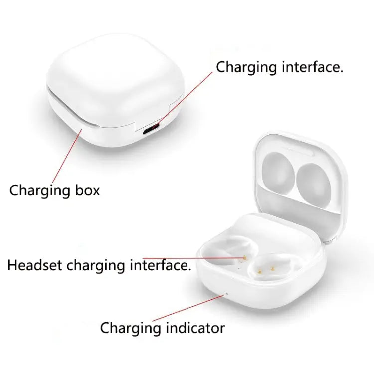 Wireless Earphone Charging Box For Samsung Galaxy Buds2 SM-177 - For Samsung Galaxy Buds2 SM-177 - Apple Accessories