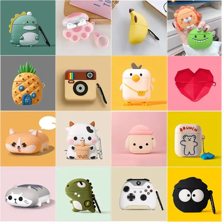 Wireless Earphones Protective Case Random Style and Color Delivery For AirPods Series - For AirPods Series