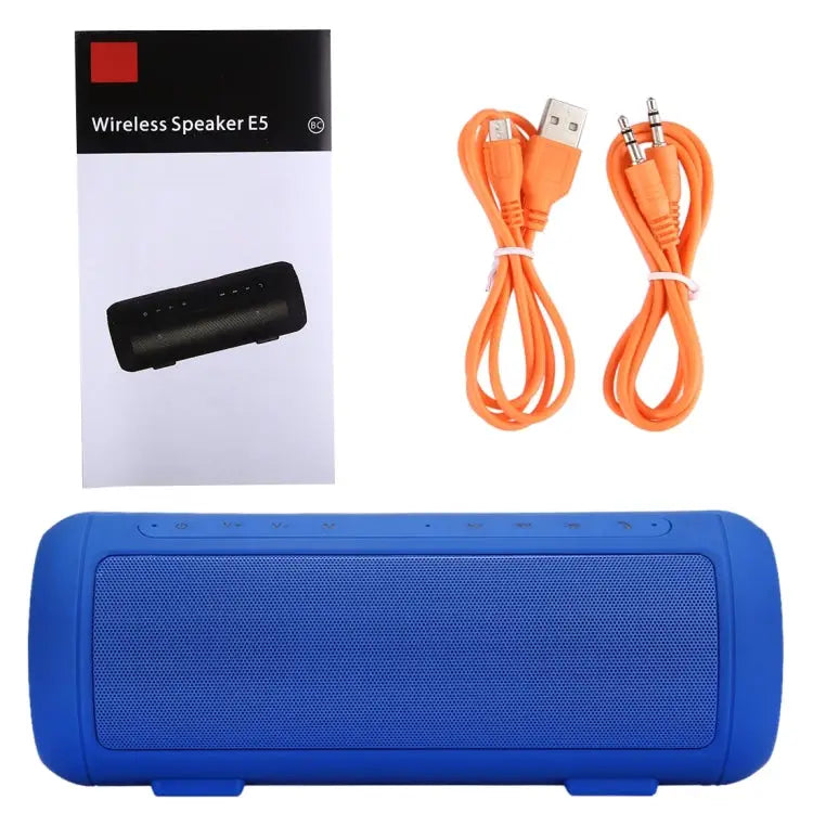 with Built-in MIC & Handle Support Hands-free Calls & TF Card & AUX IN & Power Bank Bluetooth Distance: 10m - Blue