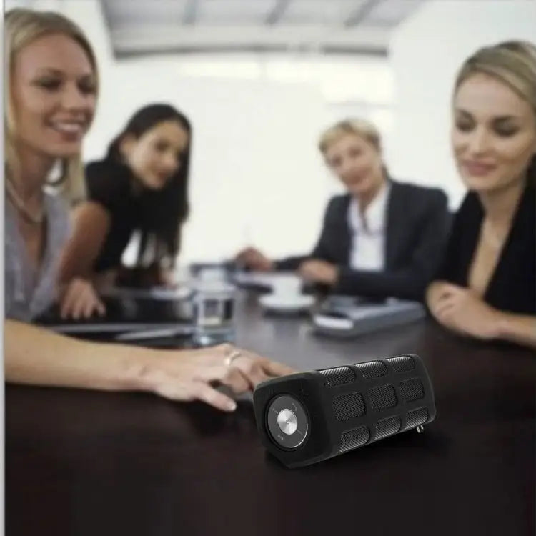 with Built-in MIC & Hanging Hook Support Hands-free Calls & AUX IN Bluetooth Distance: 10m - Black