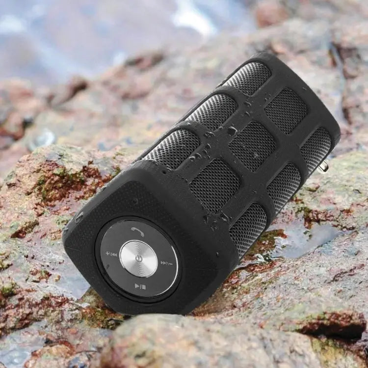 with Built-in MIC & Hanging Hook Support Hands-free Calls & AUX IN Bluetooth Distance: 10m - Black