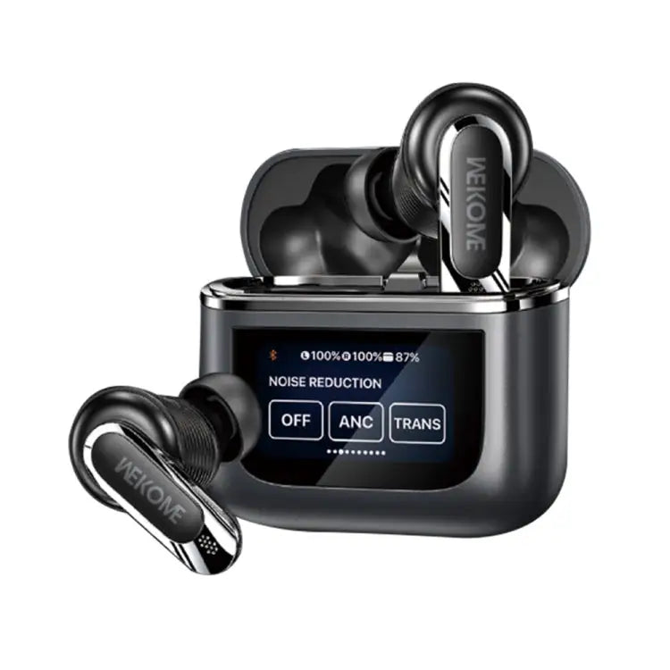 WK Beluga S9 Smart Color Screen True Wireless Noise Reduction Bluetooth Earphone - Grey - Apple Accessories