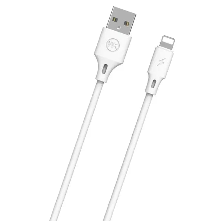 WK WDC-092 3m 2.4A Max Output Full Speed Pro Series USB to 8 Pin Data Sync Charging Cable 3m 8 Pin - 3m 8 Pin / White