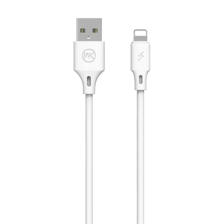 WK WDC-092 3m 2.4A Max Output Full Speed Pro Series USB to 8 Pin Data Sync Charging Cable 3m 8 Pin - 3m 8 Pin / White