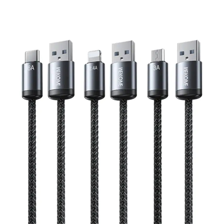 WK WDC-32i Raython Gen2 1m 2.4A USB to 8 Pin Fast Charging Data Cable WDC-32i - WDC-32i - Apple Accessories