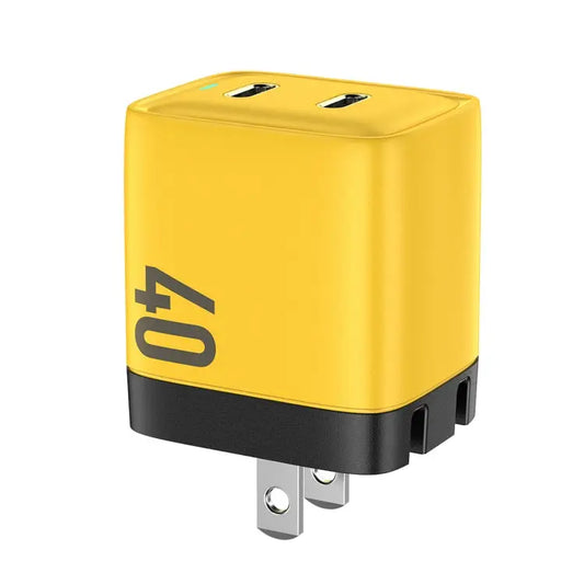 WK WP-U128 40W Dual USB-C/Type-C Interface Gallium Nitride Charger,Specifications: US Plug - US Plug