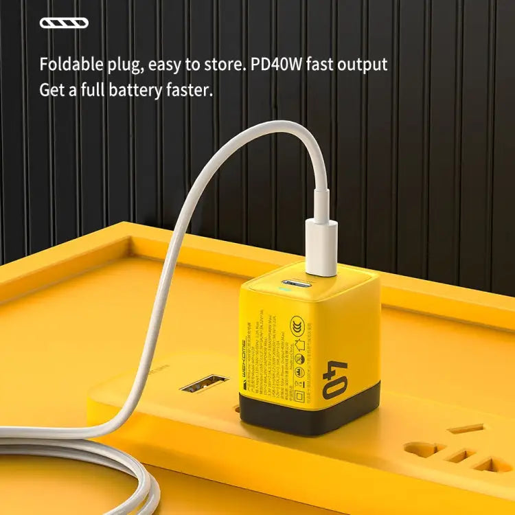 WK WP-U128 40W Dual USB-C/Type-C Interface Gallium Nitride Charger,Specifications: US Plug - US Plug