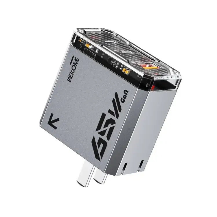 WK WP-U156 Pioneer Series 65W USB + Dual USB-C/Type-C GaN Charger WP-U156 - WP-U156 - Apple Accessories