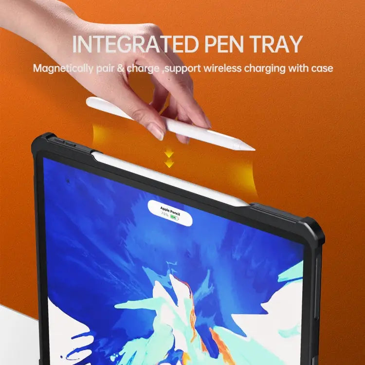 wlons Explorer Series PC + TPU Protective Case with Folding Holder For iPad 10.2 2020 / 2019 / Air 2019 10.5 For iPad