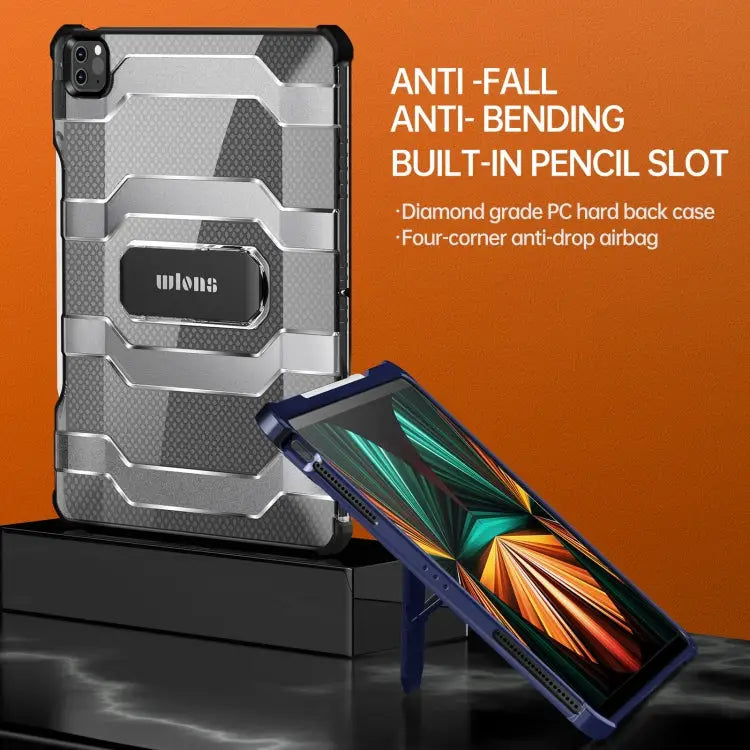 wlons Explorer Series PC + TPU Protective Case with Folding Holder For iPad 10.2 2020 / 2019 / Air 2019 10.5 For iPad
