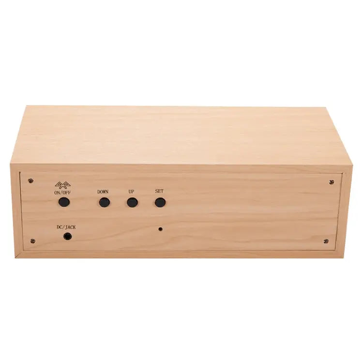 Wooden Clock Bluetooth Speaker Bluetooth Audio Quality Charging Humidity Speaker Black Wood Charging Humidity Speaker