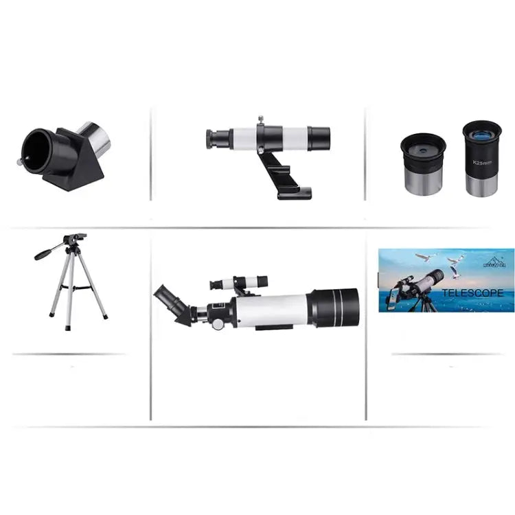 WR852 16x/66x70 High Definition High Times Astronomical Telescope with Tripod 66x70 Blue - 66x70 Blue