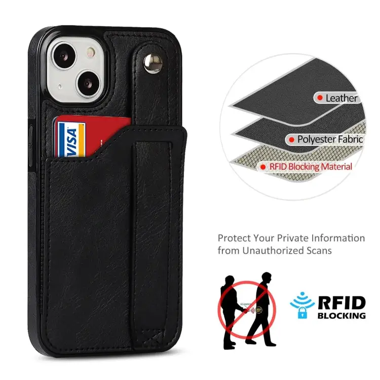 Wrist Strap Holder Phone Case For iPhone 14 Plus - Apple Accessories