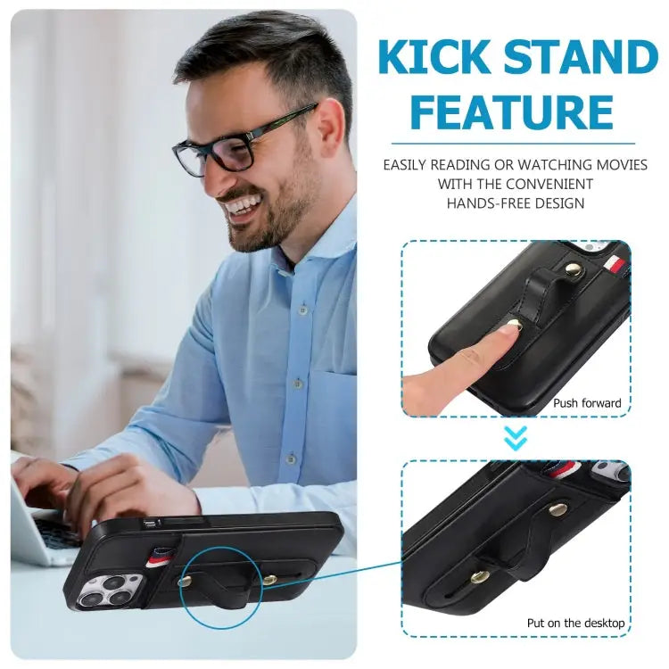 Wristband Kickstand Wallet Leather Phone Case For iPhone 11 Pro For iPhone 11 Pro Max For iPhone X / XS For iPhone XR