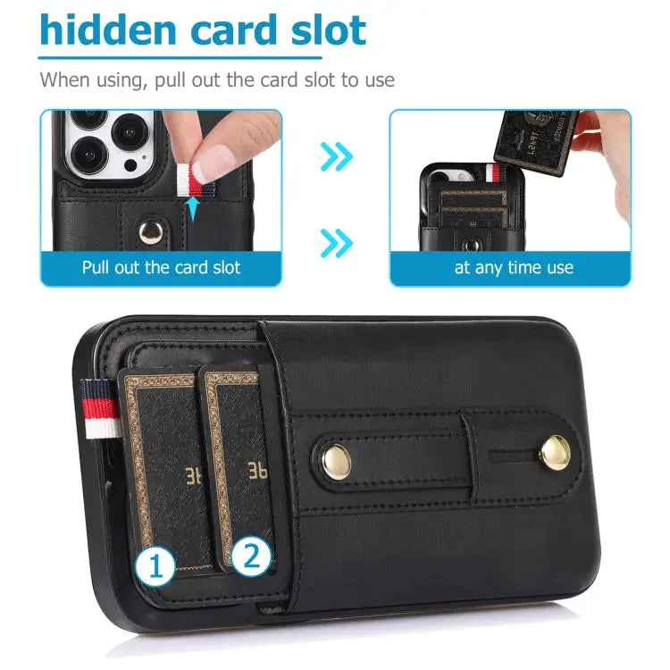 Wristband Kickstand Wallet Leather Phone Case For iPhone 11 Pro For iPhone 11 Pro Max For iPhone X / XS For iPhone XR