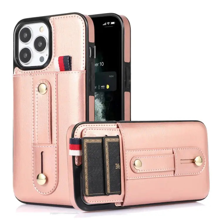 Wristband Kickstand Wallet Leather Phone Case For iPhone 11 Pro For iPhone 11 Pro Max For iPhone X / XS For iPhone XR