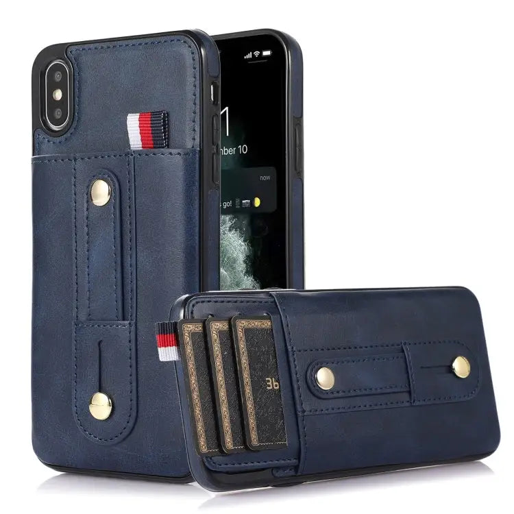 Wristband Kickstand Wallet Leather Phone Case For iPhone 11 Pro For iPhone 11 Pro Max For iPhone X / XS For iPhone XR