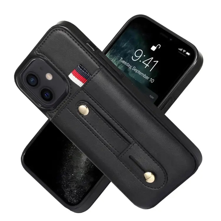 Wristband Kickstand Wallet Leather Phone Case For iPhone 12 mini For iPhone 12 / 12 Pro For iPhone 12 Pro Max