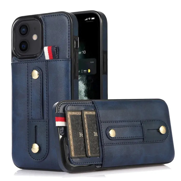Wristband Kickstand Wallet Leather Phone Case For iPhone 12 mini For iPhone 12 / 12 Pro For iPhone 12 Pro Max