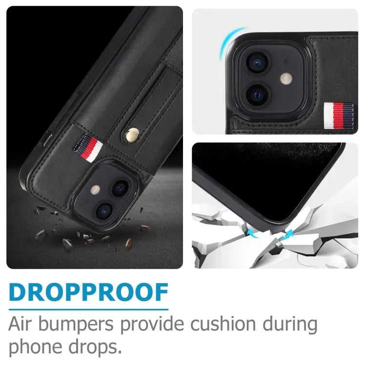 Wristband Kickstand Wallet Leather Phone Case For iPhone 12 mini For iPhone 12 / 12 Pro For iPhone 12 Pro Max