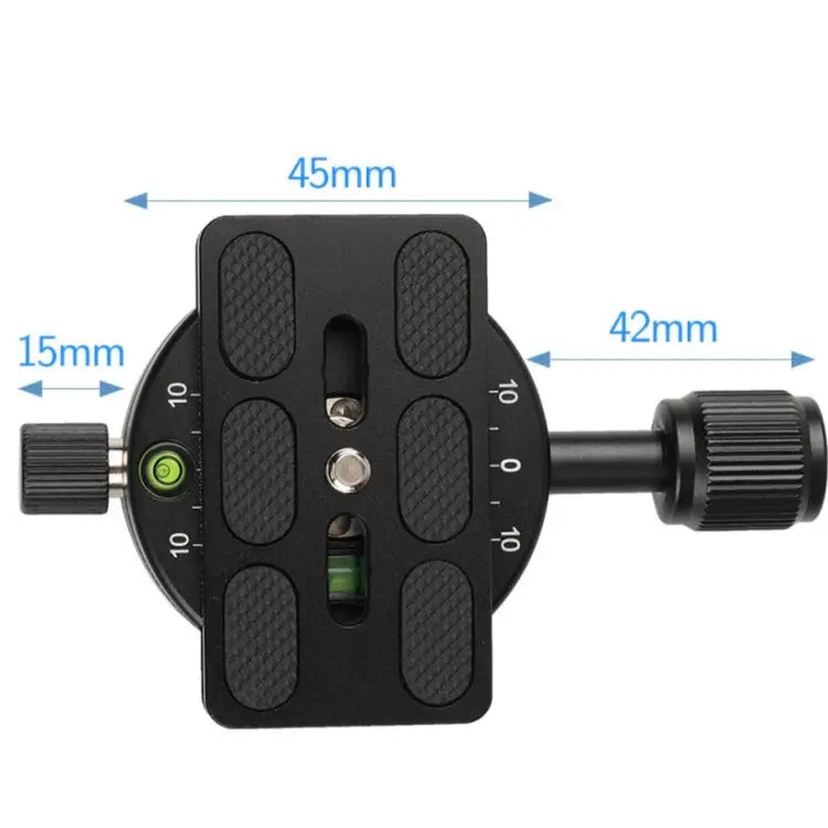 X-64 Professional Camera Tripod Monopod Panoramic Panorama Head with Quick Release Plate X-64 - X-64