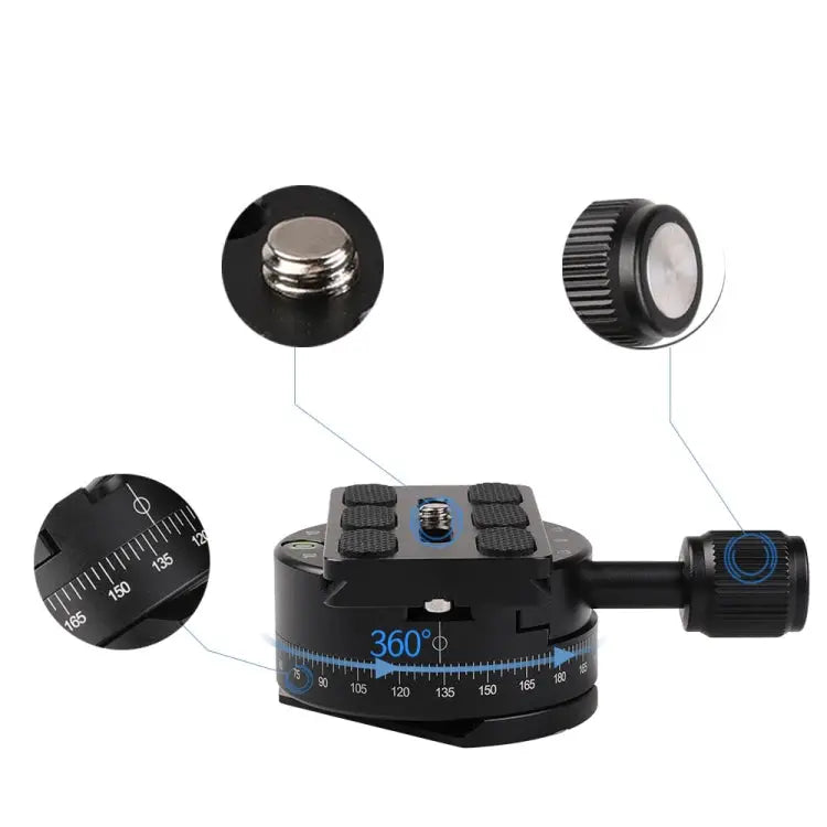 X-64 Professional Camera Tripod Monopod Panoramic Panorama Head with Quick Release Plate X-64 - X-64