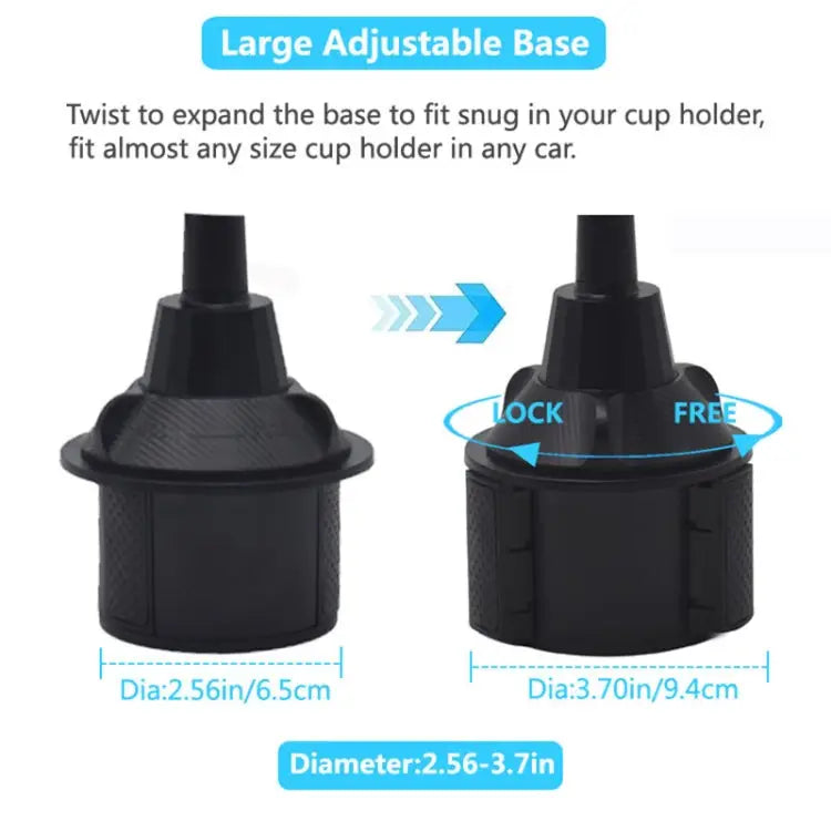X033 360 Degree Car Phone Mount Adjustable Gooseneck Cup Holder X033 - X033