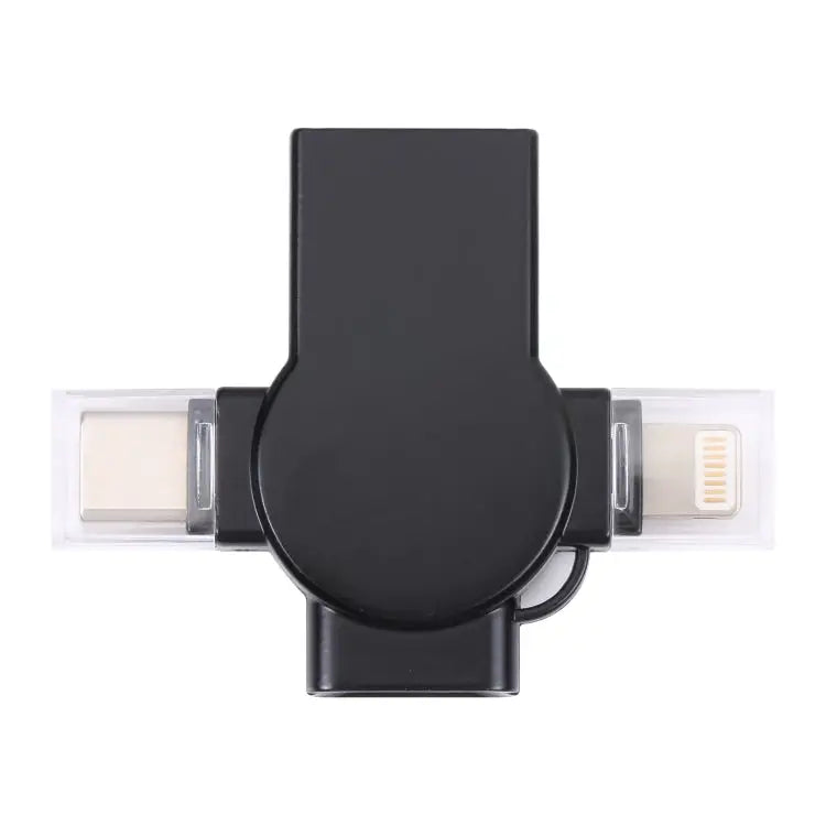 X09 4 in 1 USB to Dual 8 Pin + USB-C/Type-C Interface OTG Adapter 4 in 1 - 4 in 1
