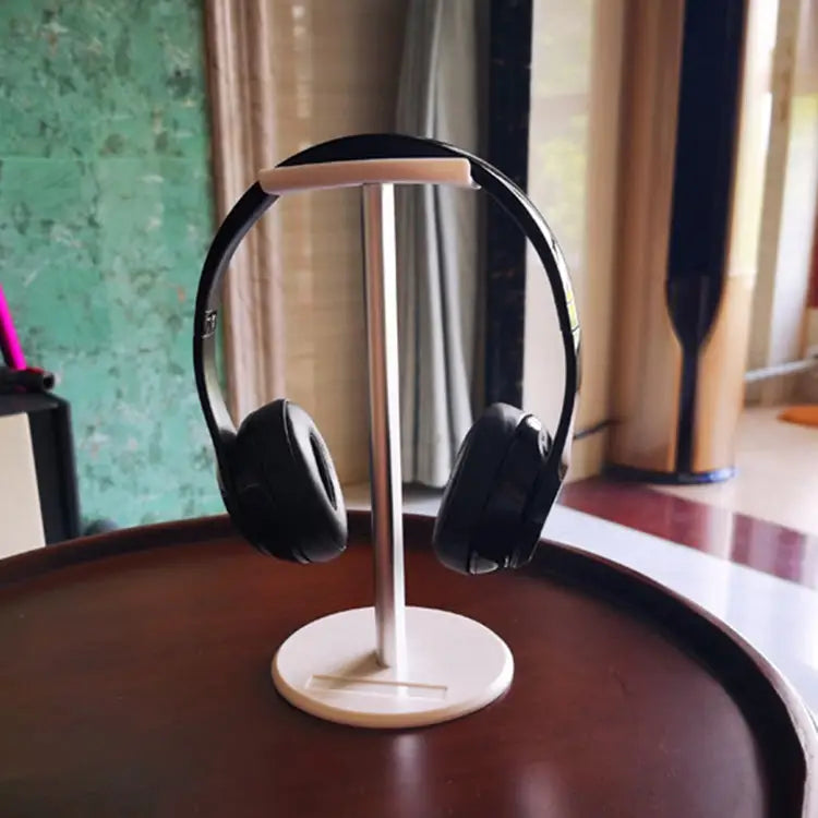 X1 Universal Detachable Aluminum Alloy Headphone Stand Display Hanger - White
