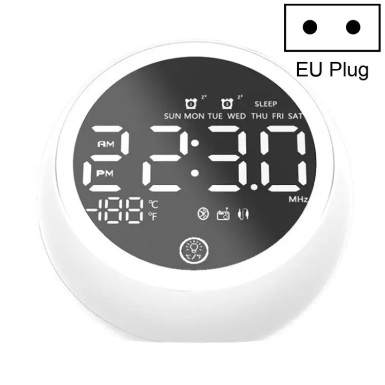 X10 Multifunctional Bluetooth Speaker LED Night Light Alarm Clock Bluetooth Speaker Support TF Card & AUX & FM Radio