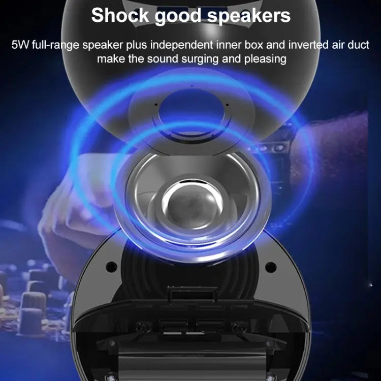 X10 Multifunctional Bluetooth Speaker LED Night Light Alarm Clock Bluetooth Speaker Support TF Card & AUX & FM Radio