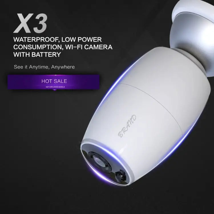 X3 1080P WiFi Smart Video IP54 Waterproof Digital Camera Door Viewer Support TF Card & Infrared Night Vision