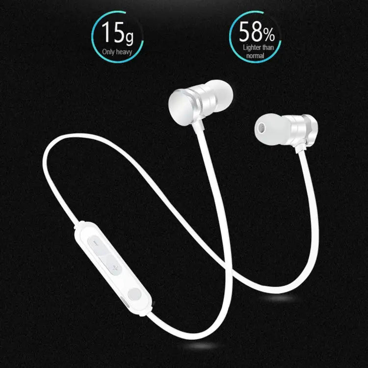 X3 Magnetic Absorption Sports Bluetooth 5.0 In-Ear Headset with HD Mic Support Hands-free Calls Distance: 10m